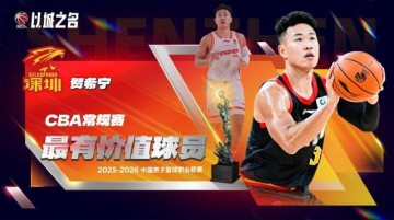 爱游戏体育登录入口-CBA常规赛奖项出炉：贺希宁MVP 新秀庞峥麟进一阵